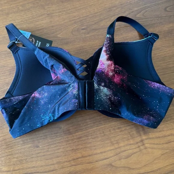 Torrid Galaxy Print Push-up Plunge Underwire Bra - Picture 3 of 6
